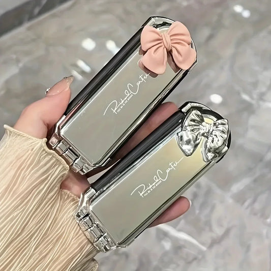Portable Folding Hair Brush with Mirror for Travel