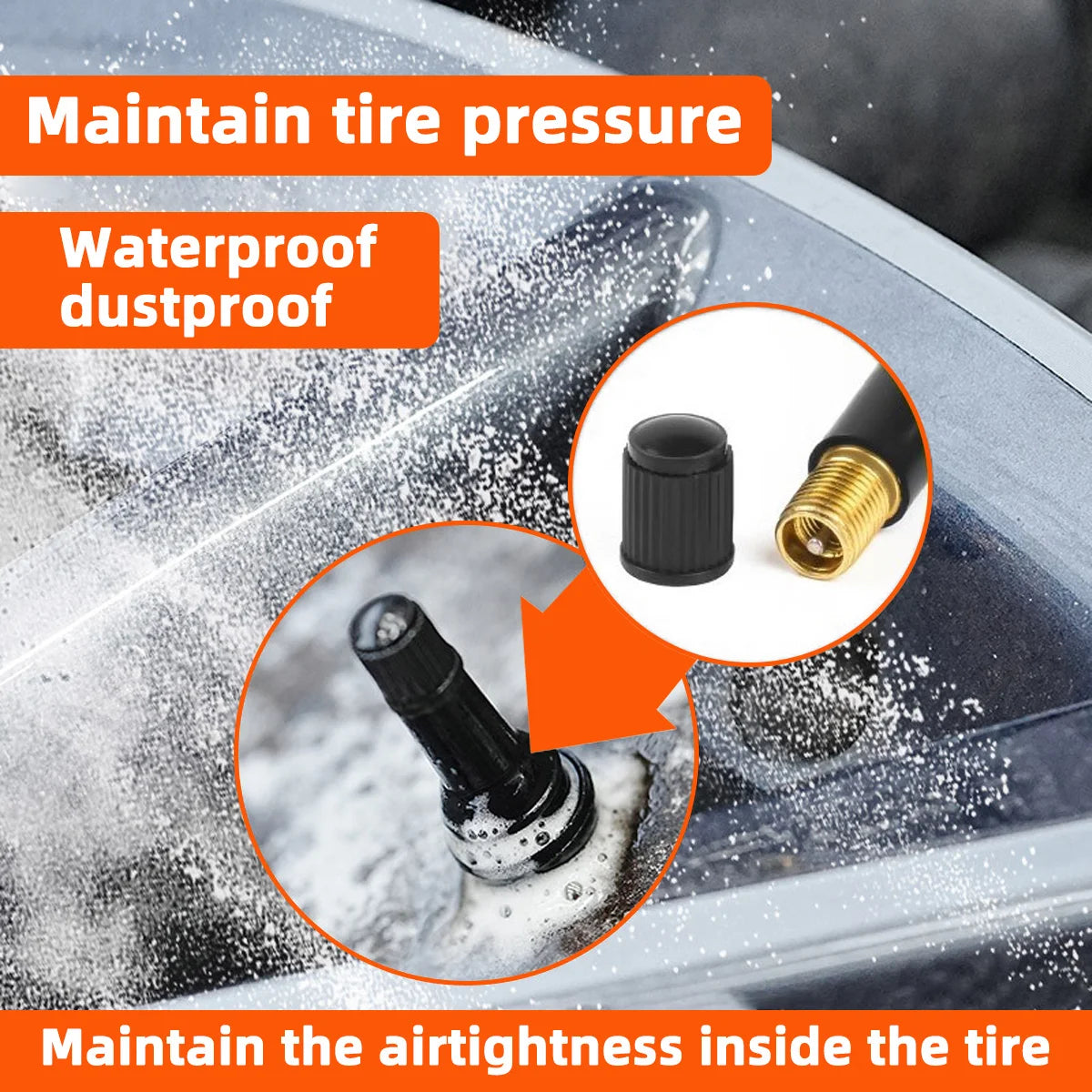 Snap-In Tubeless Car Tire Valve Stem