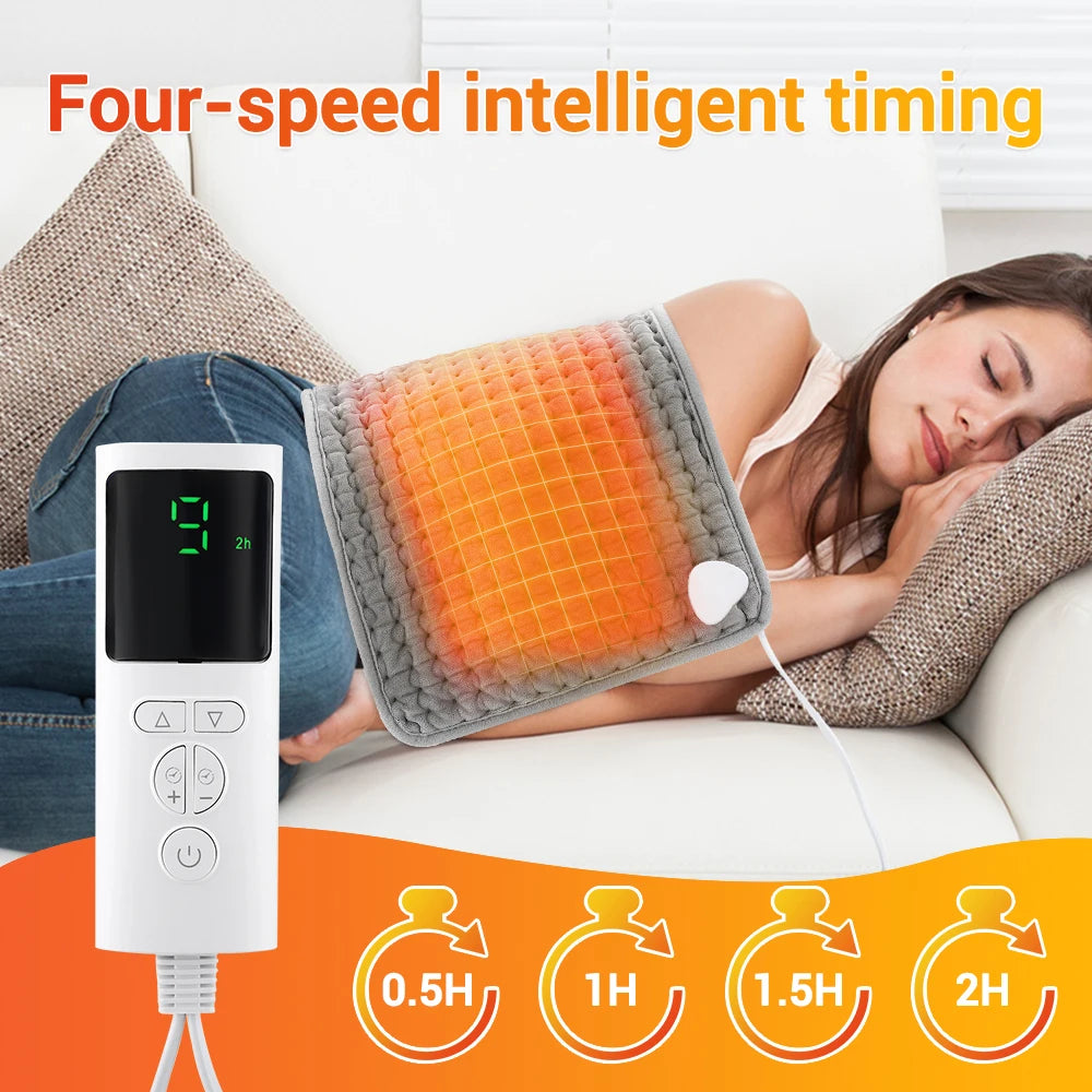 Electric Heating Pad for Back and Waist Pain Relief - 4