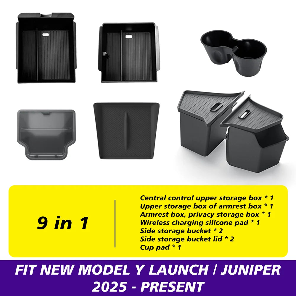 Trunk Side Storage Organizer for 2025+ Model Y - 20