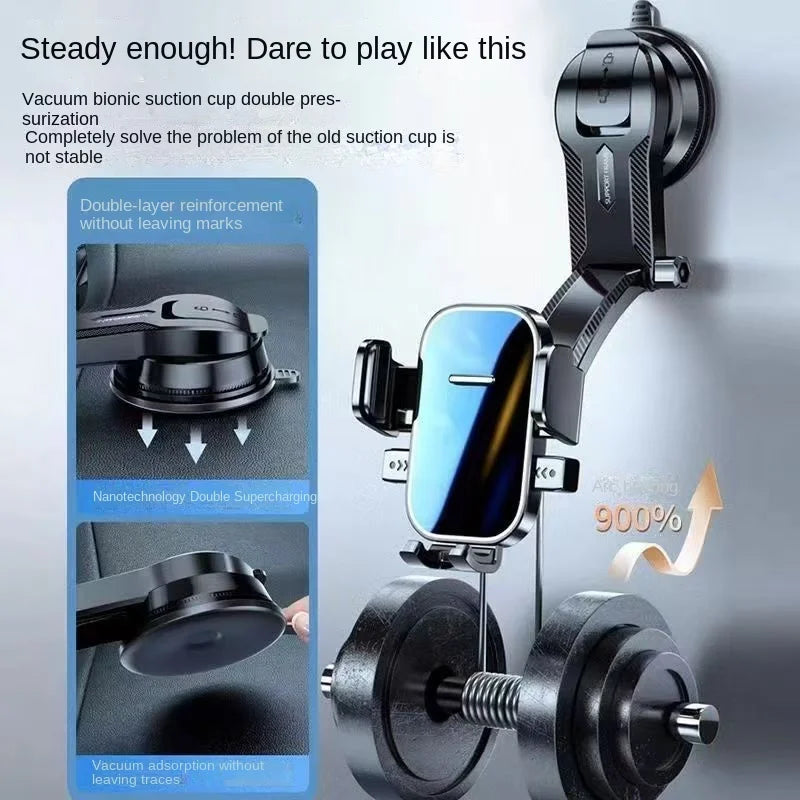 Dashboard Anti-Shake Phone Mount for Car Navigation - 4