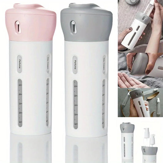 4-in-1 Portable Travel Toiletry Dispenser Bottle