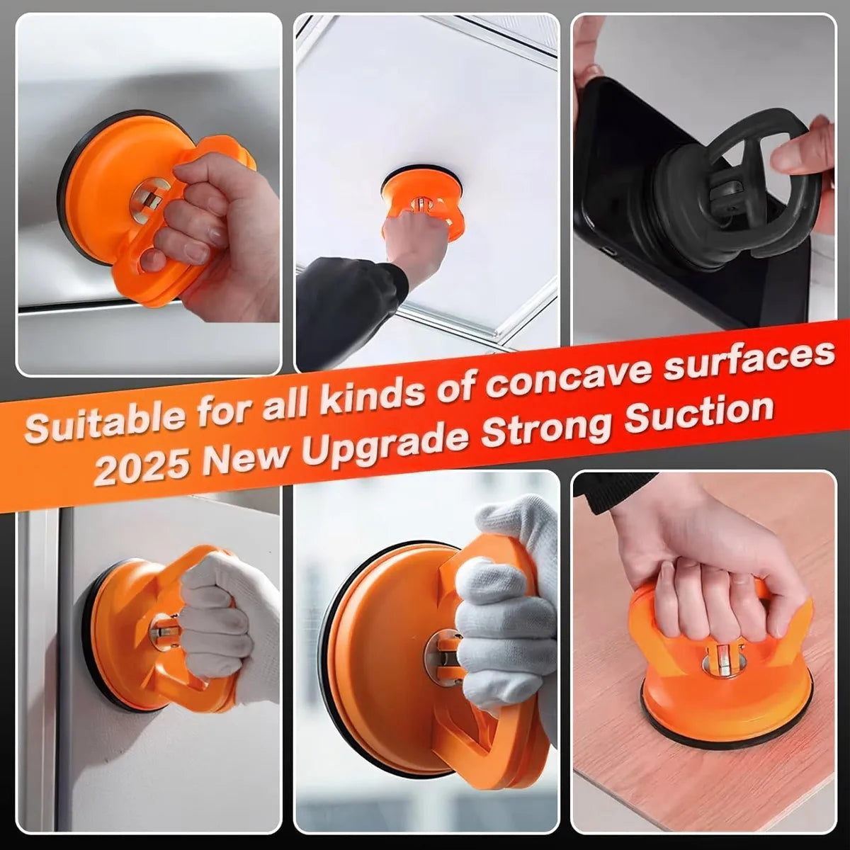 Heavy-Duty Suction Cup Car Dent Puller Repair Tool - 6