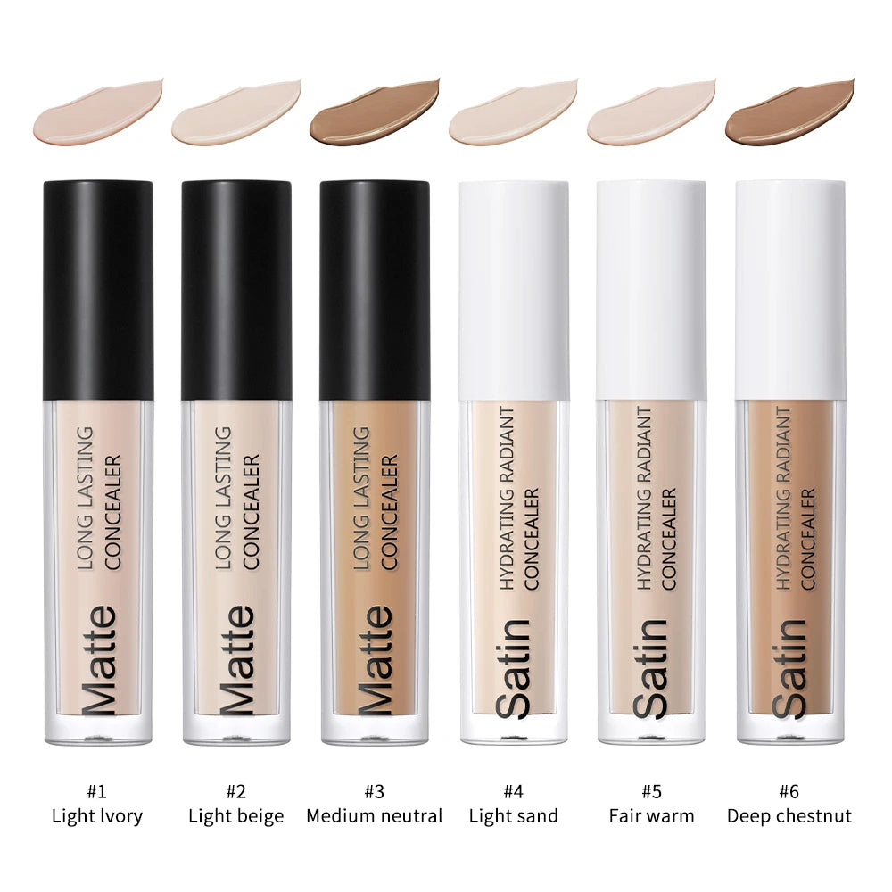 Full Coverage Long-Lasting Liquid Concealer for All Skin Types - 3