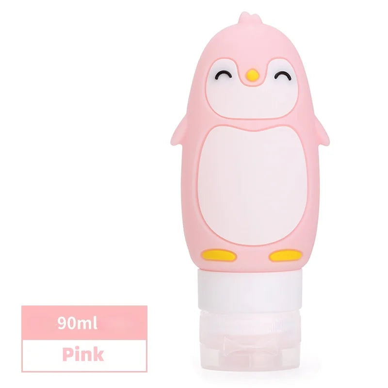 Cartoon Penguin Travel Bottle for Toiletries - 15