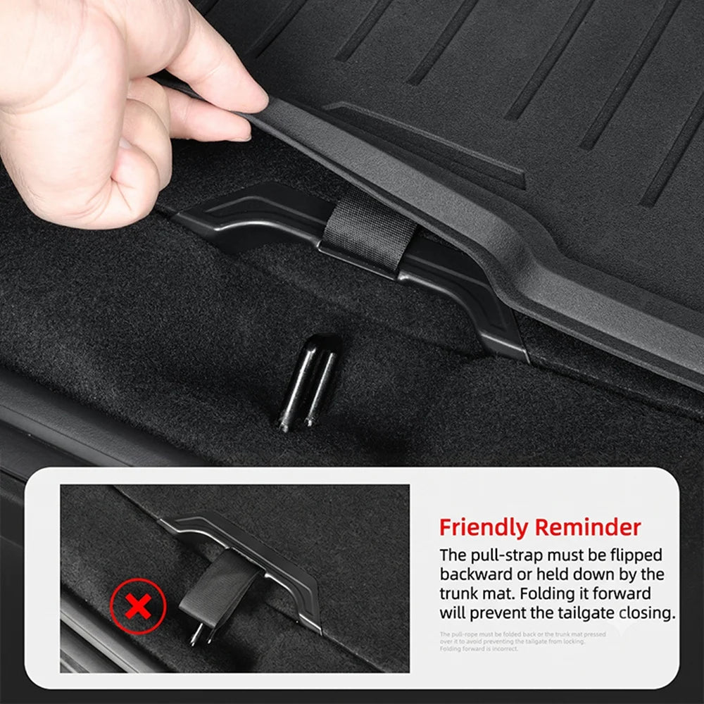 Trunk Floor Board Lift Handle Strap for Model Y Juniper 2025-2026
