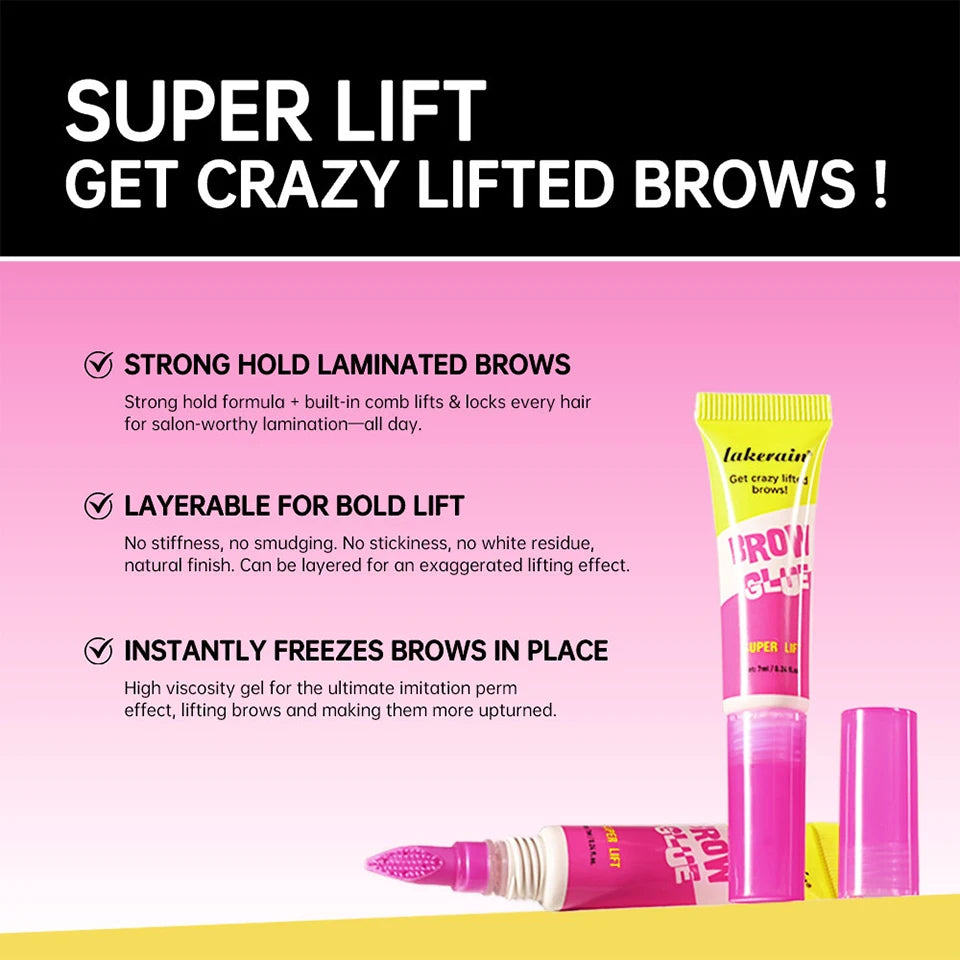 Long-Lasting Eyebrow Lamination Styling Gel with Built-in Comb - 10