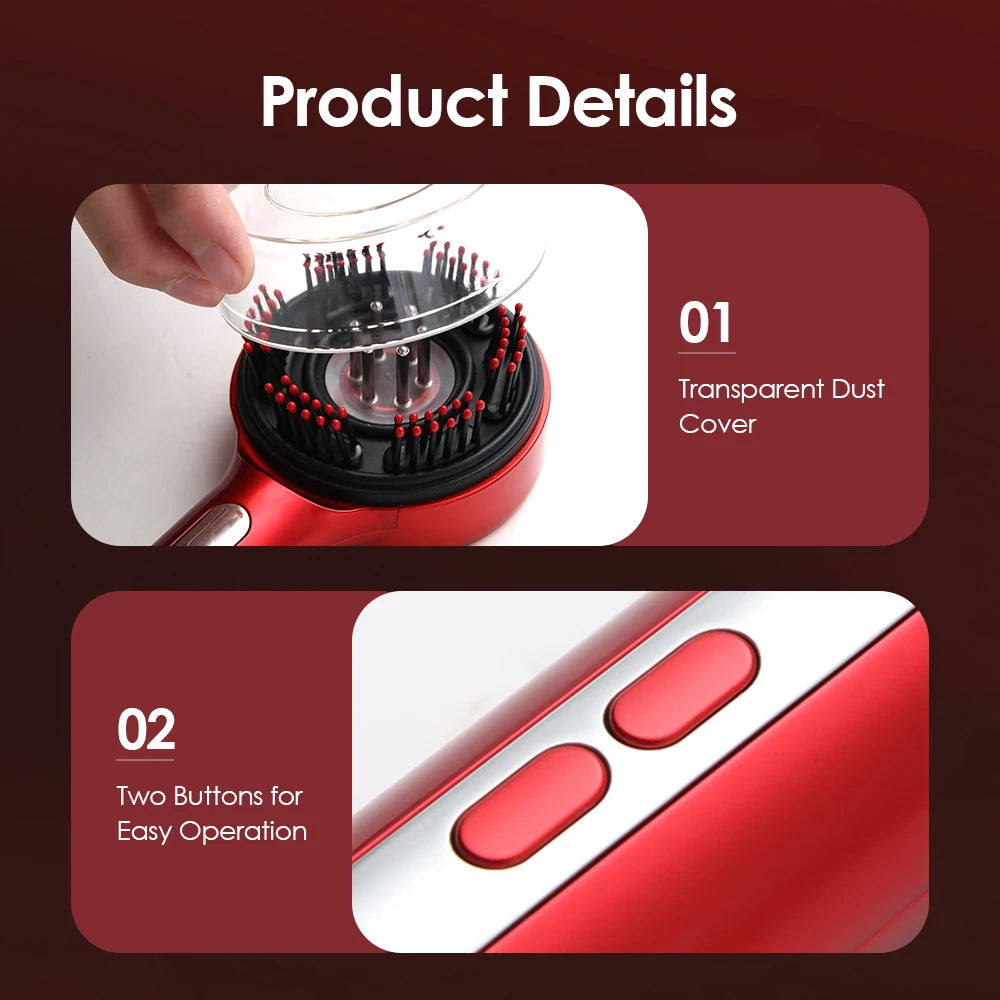 Electric Scalp Massager and Hair Oil Applicator Comb - 10