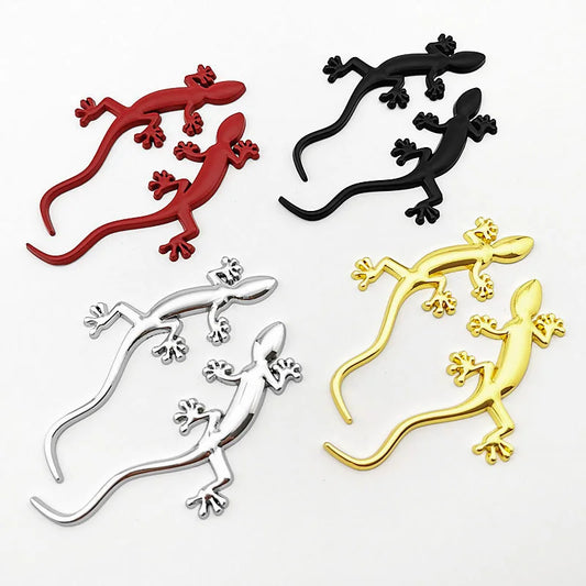 3D Metal Gecko Car Emblem Badge Decal Sticker