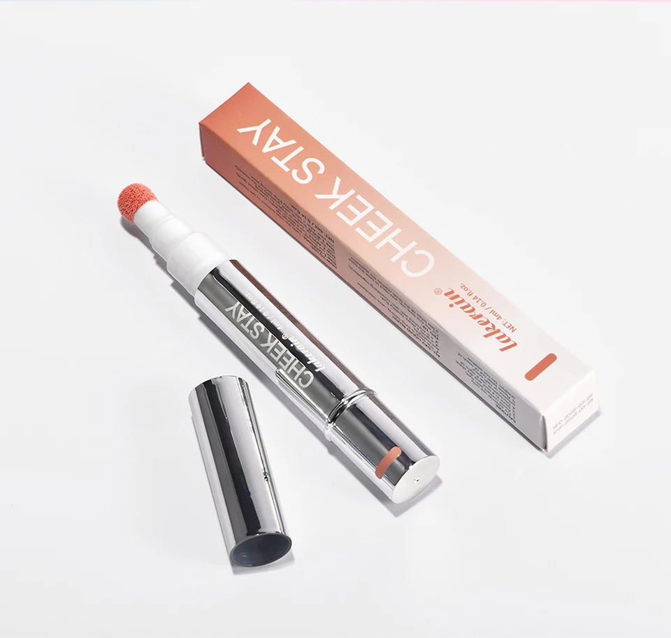 Liquid Blush Stick with Sponge Tip for Natural Cheeks
