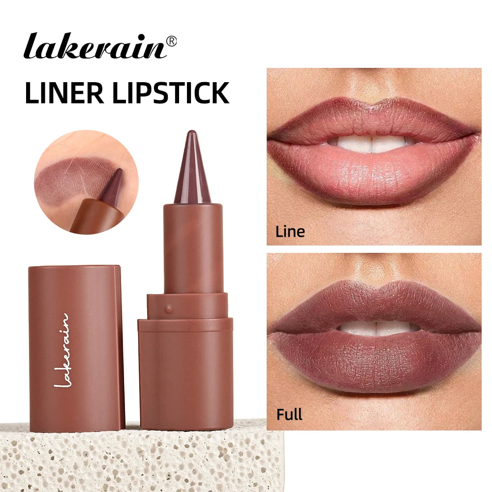 2-in-1 Long-Lasting Matte Lipstick and Lip Liner