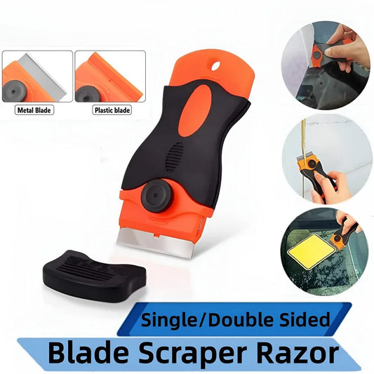 Multifunctional Razor Blade Scraper for Glue and Decal Removal