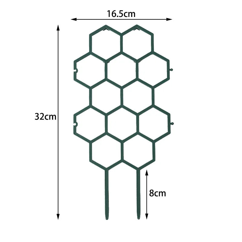 Honeycomb Trellis for Climbing Plants and Flowers