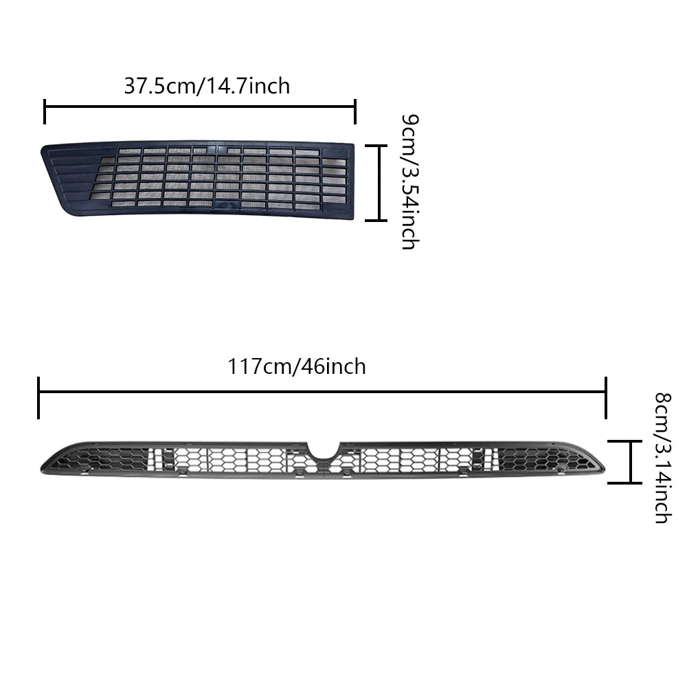Lower Bumper Anti-Insect Mesh Grille for Model 3 Highland - 10