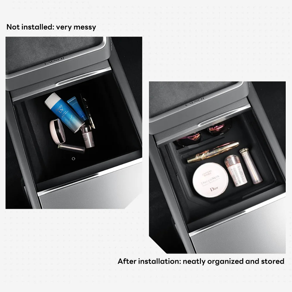 Center Console and Armrest Storage Organizer for Tesla Model Y Juniper - 28