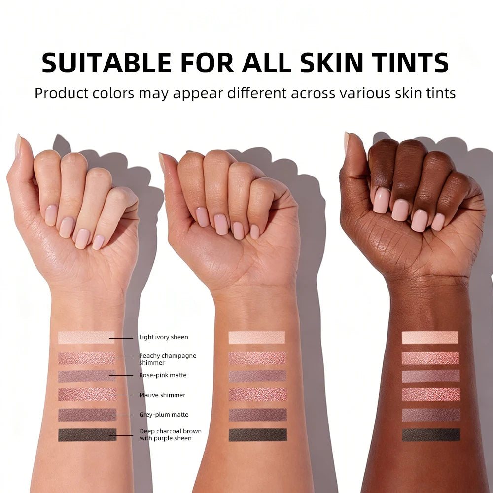 Long-Lasting Matte and Shimmer Eyeshadow Palette