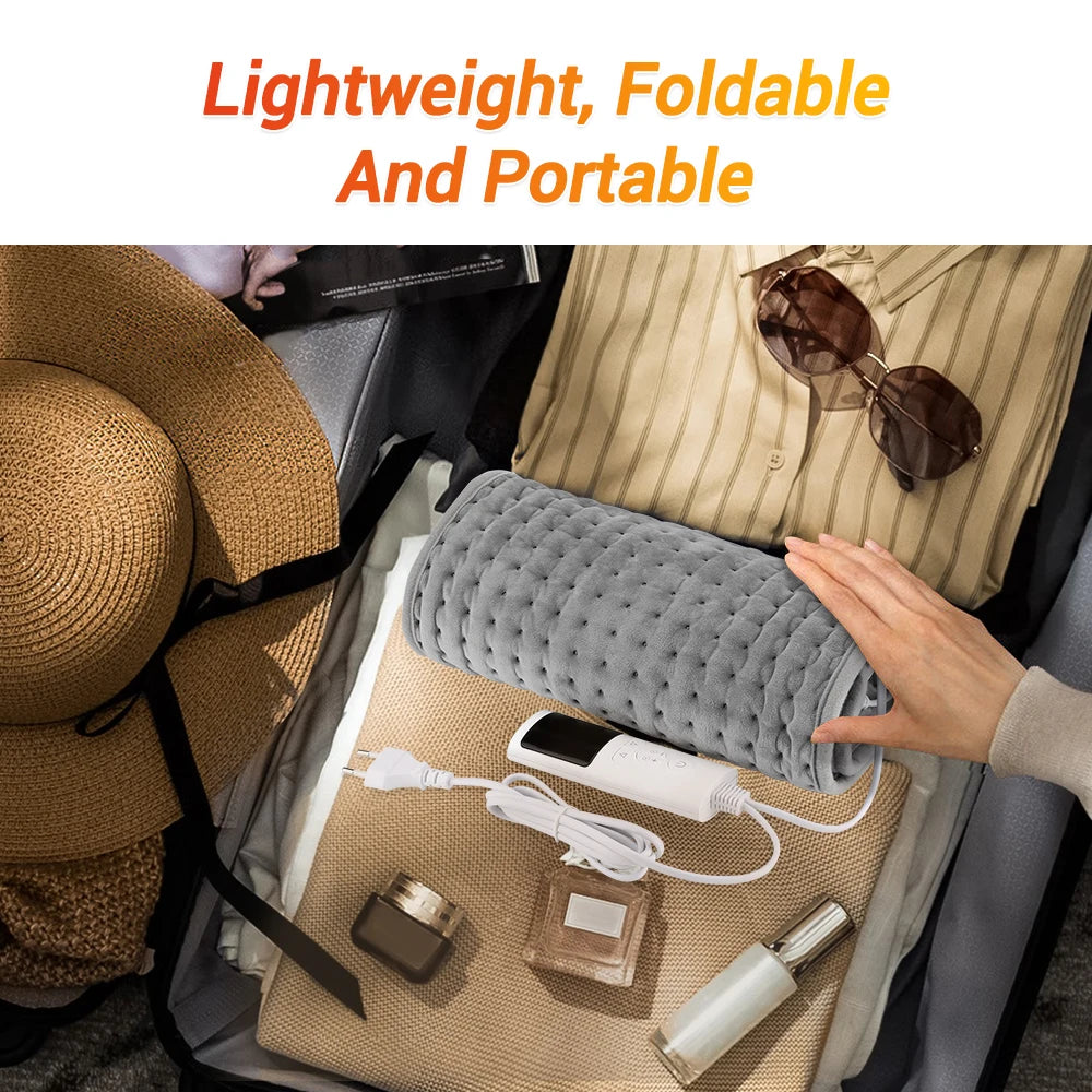 Electric Heating Pad for Back and Waist Pain Relief