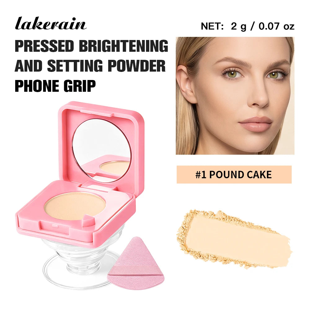 2-in-1 Matte Pressed Setting Powder and Phone Grip
