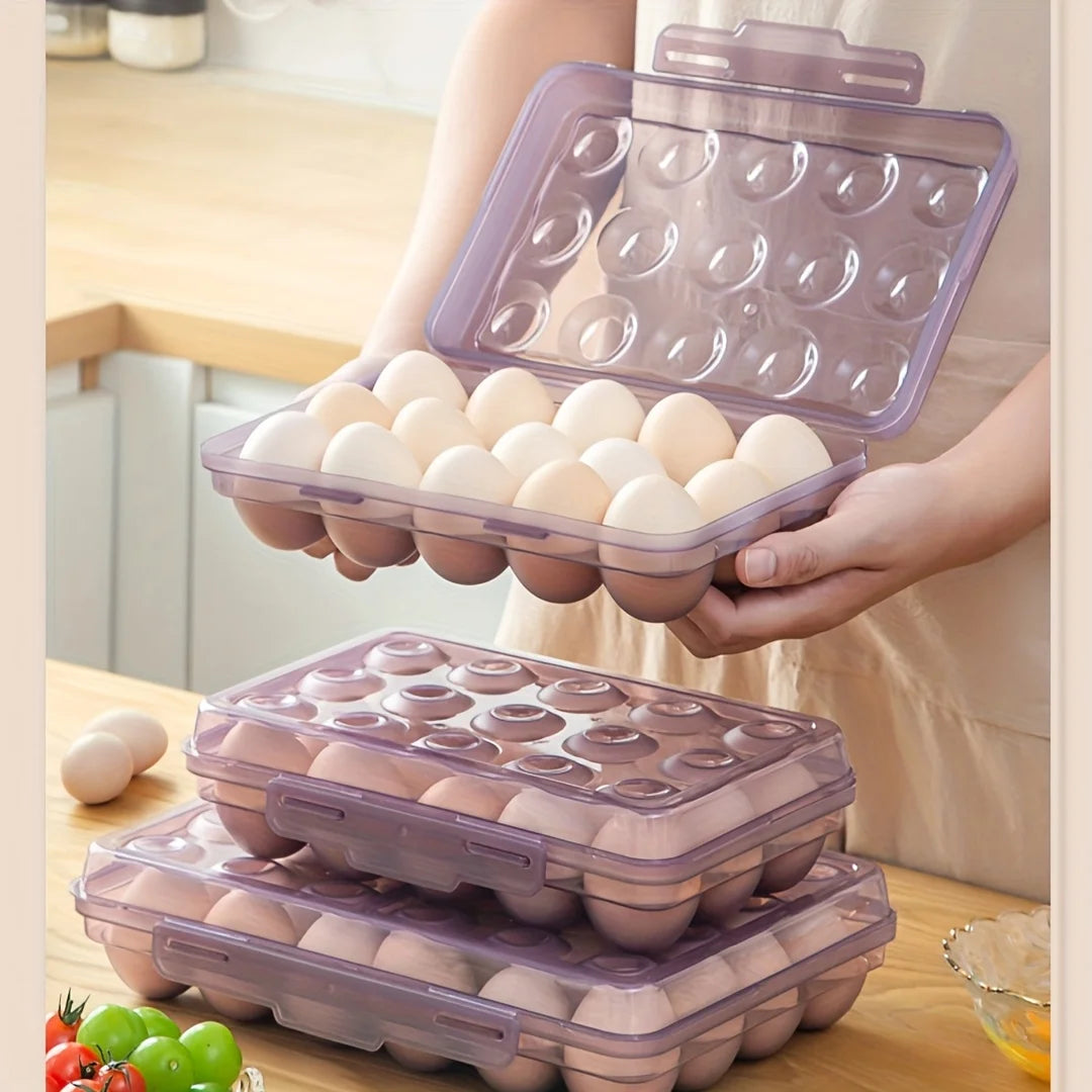 Stackable Egg Storage Organizer for Refrigerator