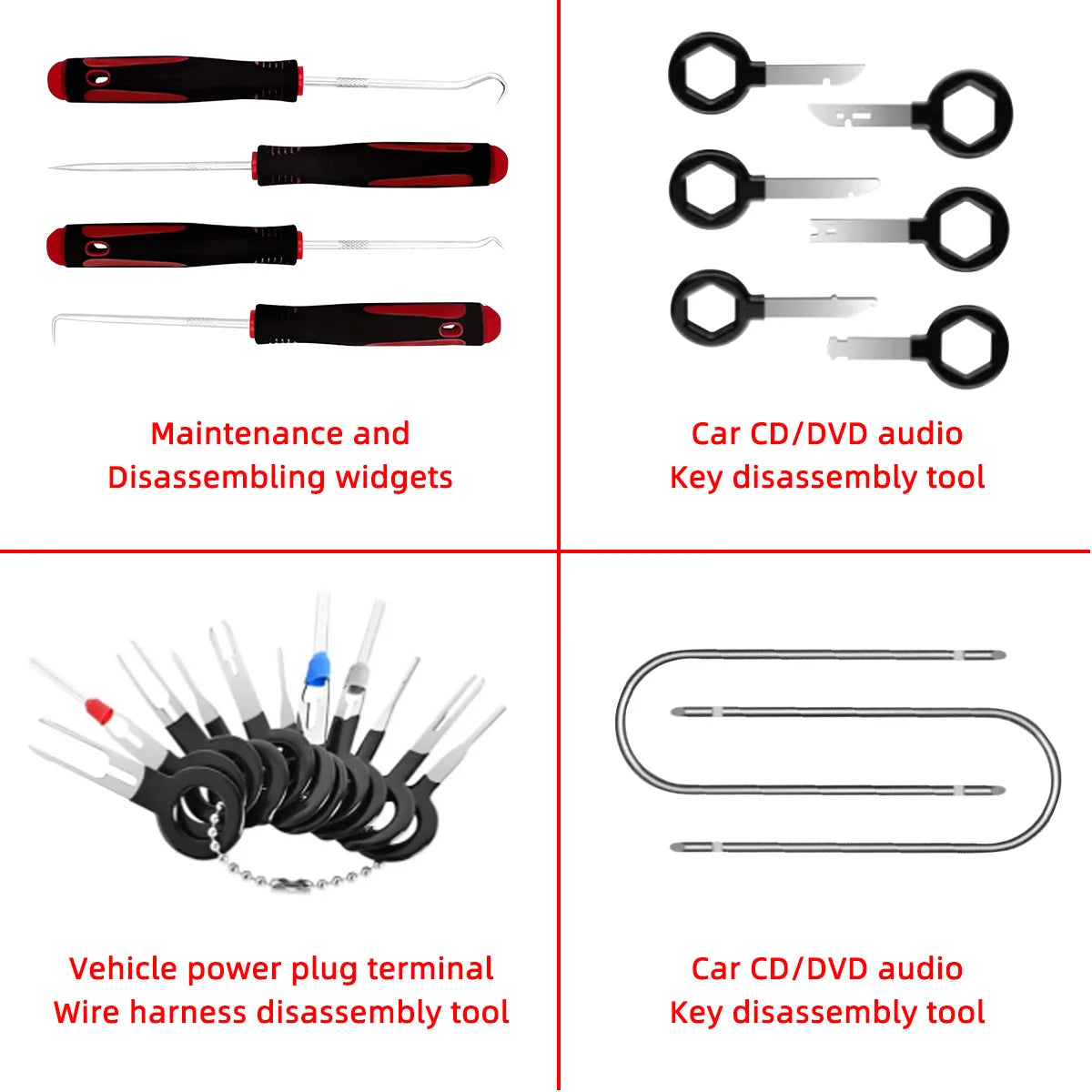 Automotive Interior Trim and Panel Removal Tool Set - 5