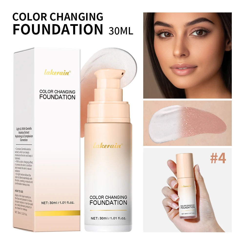 Color-Changing Liquid Foundation for Flawless Radiant Skin - 22