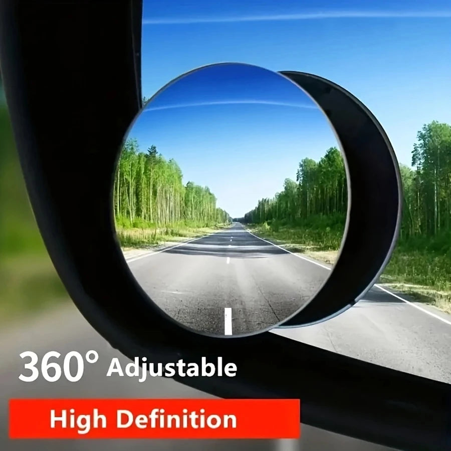 Adjustable Convex Blind Spot Mirrors for Enhanced Driving Safety - 2