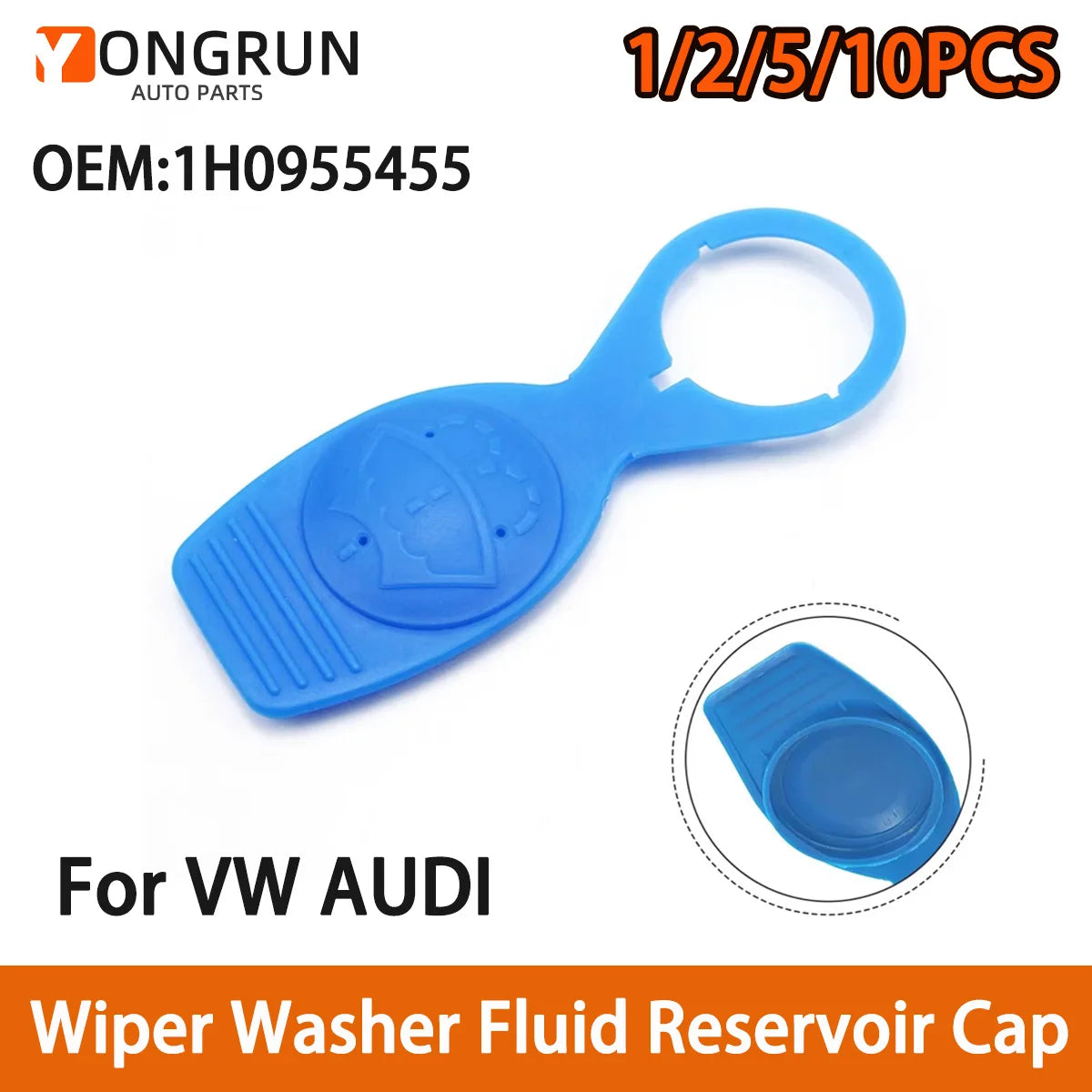 Windshield Washer Fluid Reservoir Tank Cap for VW and Audi