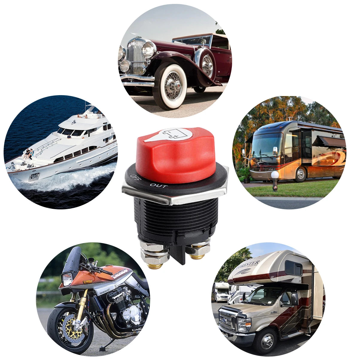 Universal Battery Disconnect Switch for Vehicles and Marine