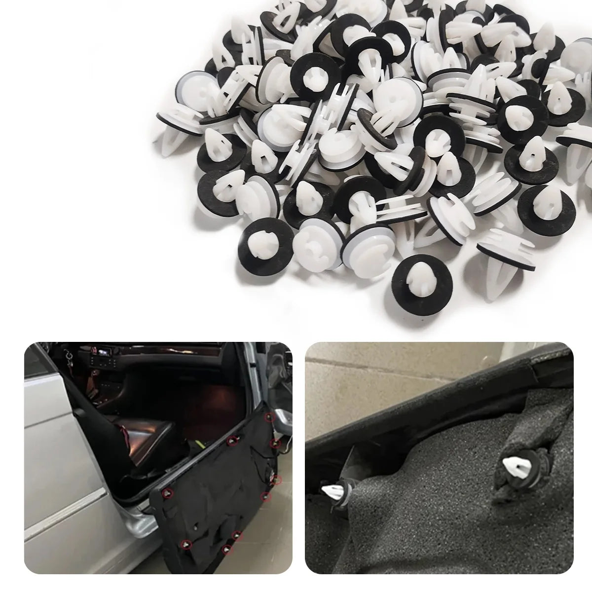 Universal Auto Body Panel and Bumper Fastener Clips - 4