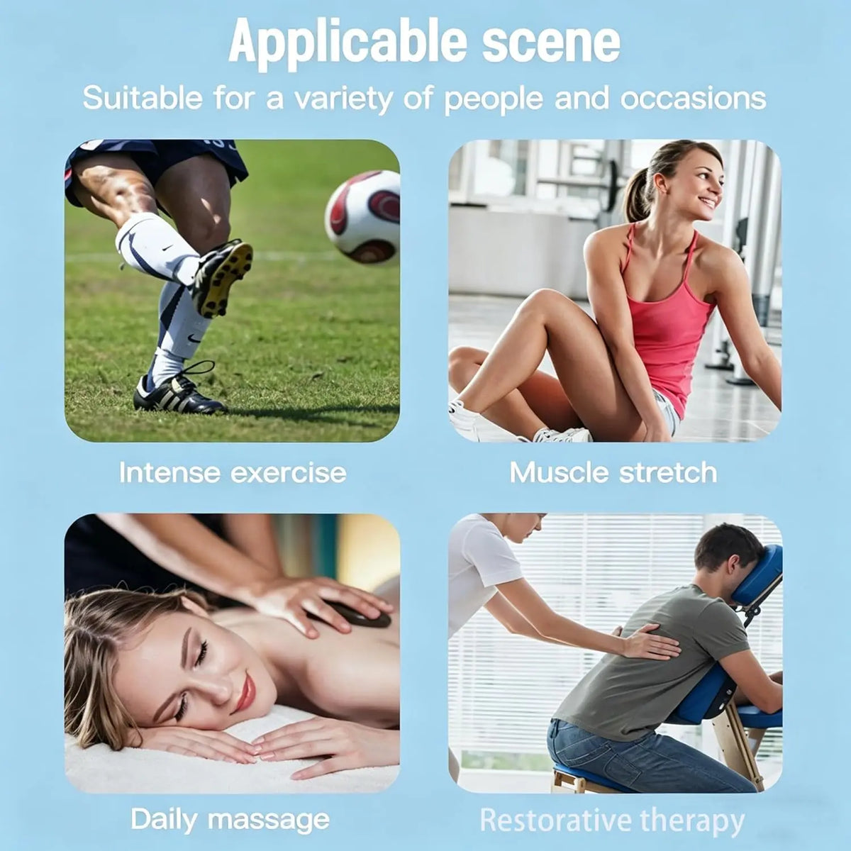 Electric Myofascial Muscle Scraper and Deep Tissue Massager