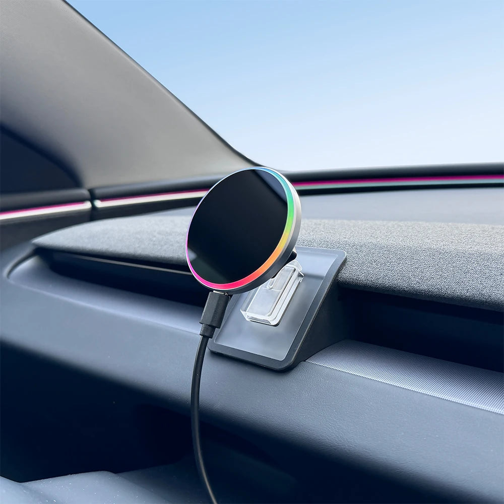 Wooden Gravity Car Phone Holder for Tesla Model 3 and Model Y
