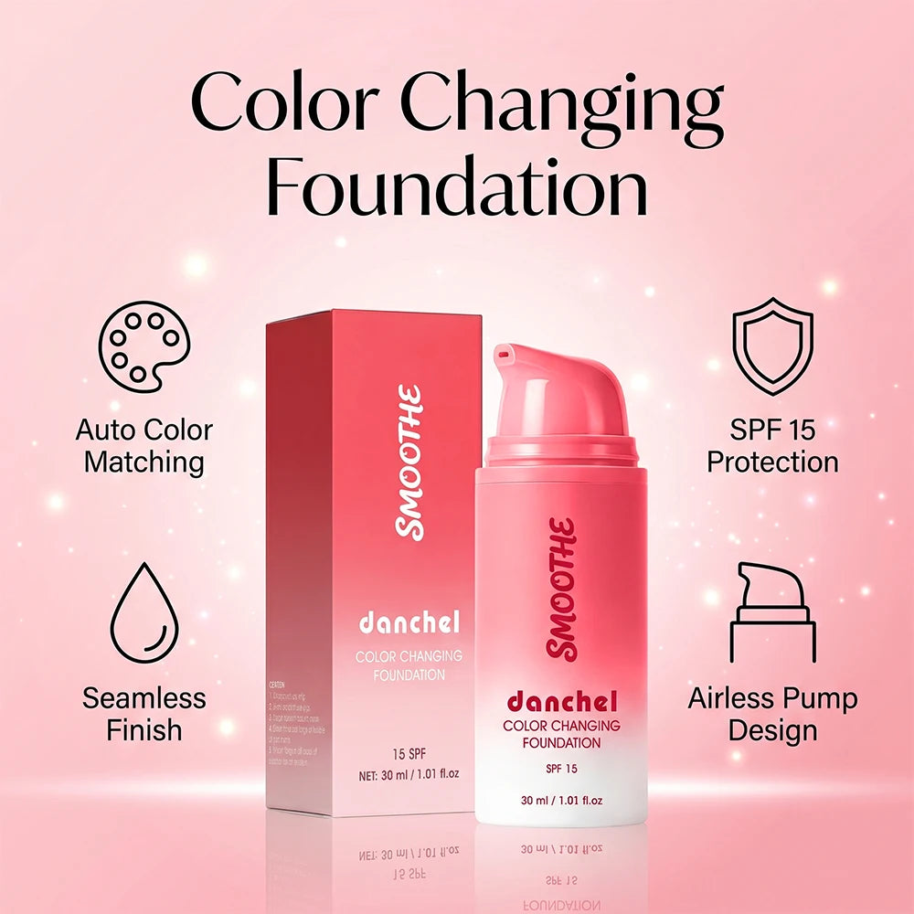 Color-Changing Liquid Foundation with SPF 15 - 2