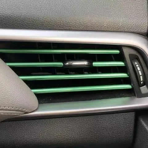 10PCS Car Air Vent Trim Strips Interior Decoration Outlet Moulding - 13