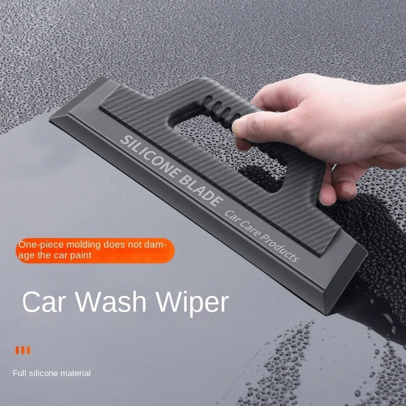 Non-Scratch Silicone Car Window Water Drying Squeegee - 1