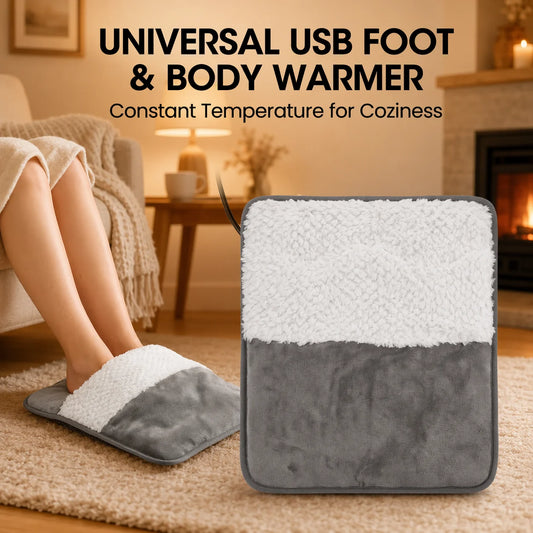 USB Heated Foot and Body Warmer Mat