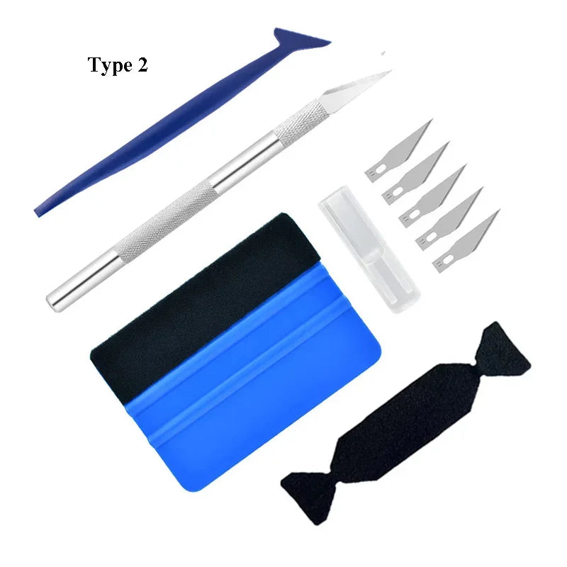 Professional Vinyl Wrap Application Tool Kit