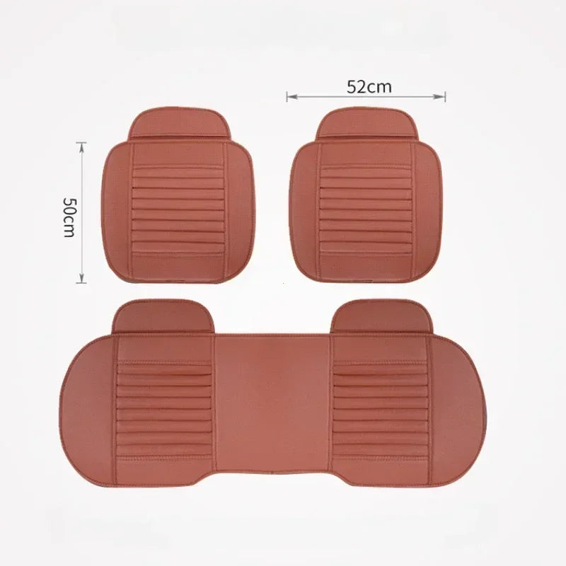 Breathable PU Leather Anti-Slip Car Front Seat Cushion - 2