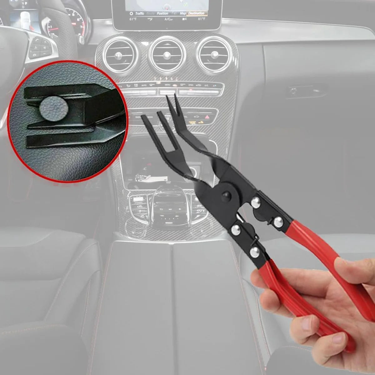 Car Door Panel and Trim Clip Removal Tool Kit - 3