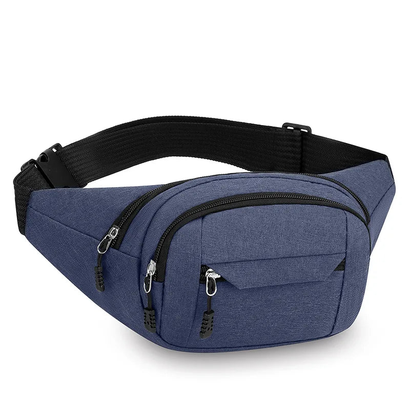 Multifunctional Waist Pack Adjustable Commuter Travel Belt Bag