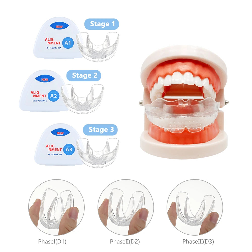 3-Stage Kids Teeth Alignment and Orthodontic Trainer Set