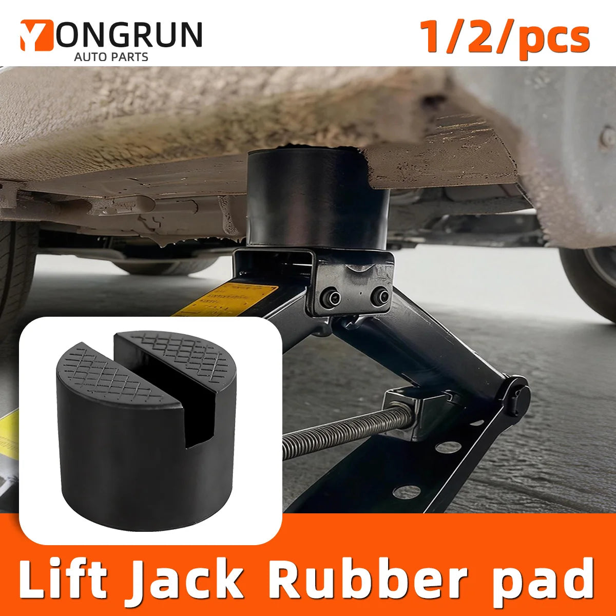Universal Protective Rubber Jack Pad for Car Maintenance