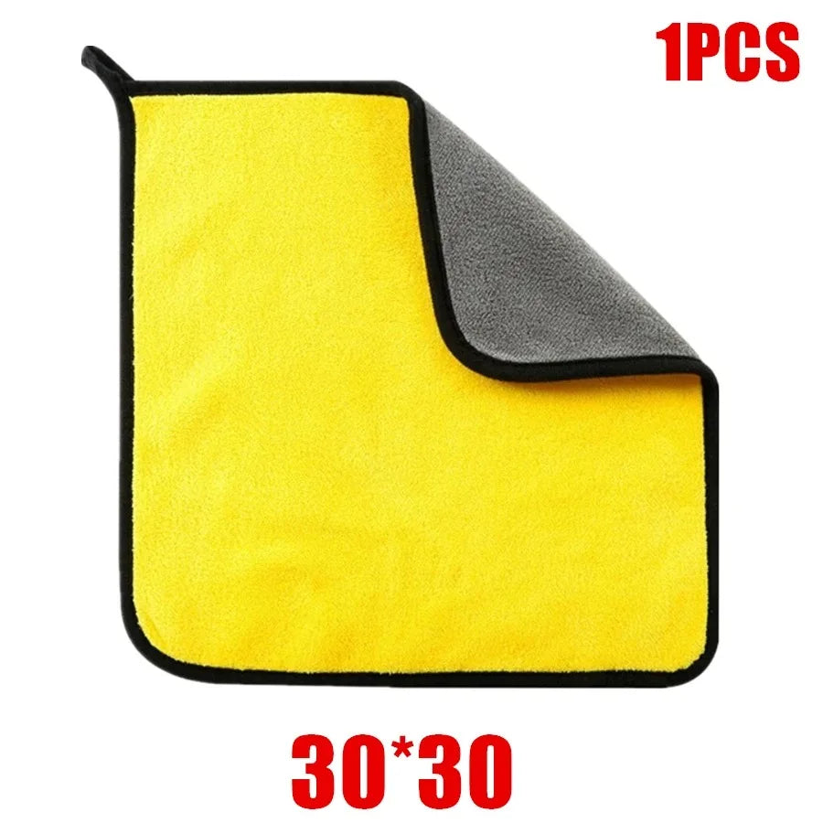 Thickened Microfiber Cleaning Towel Ultra Absorbent Car Drying Cloth