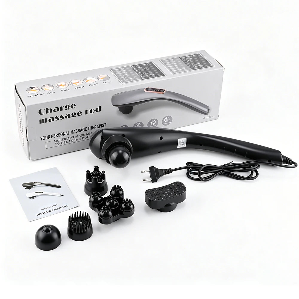 Electric Handheld Percussion Massager for Full Body Muscle Relief