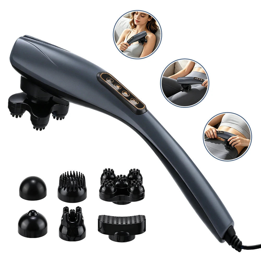 Electric Handheld Percussion Massager for Full Body Muscle Relief - 1