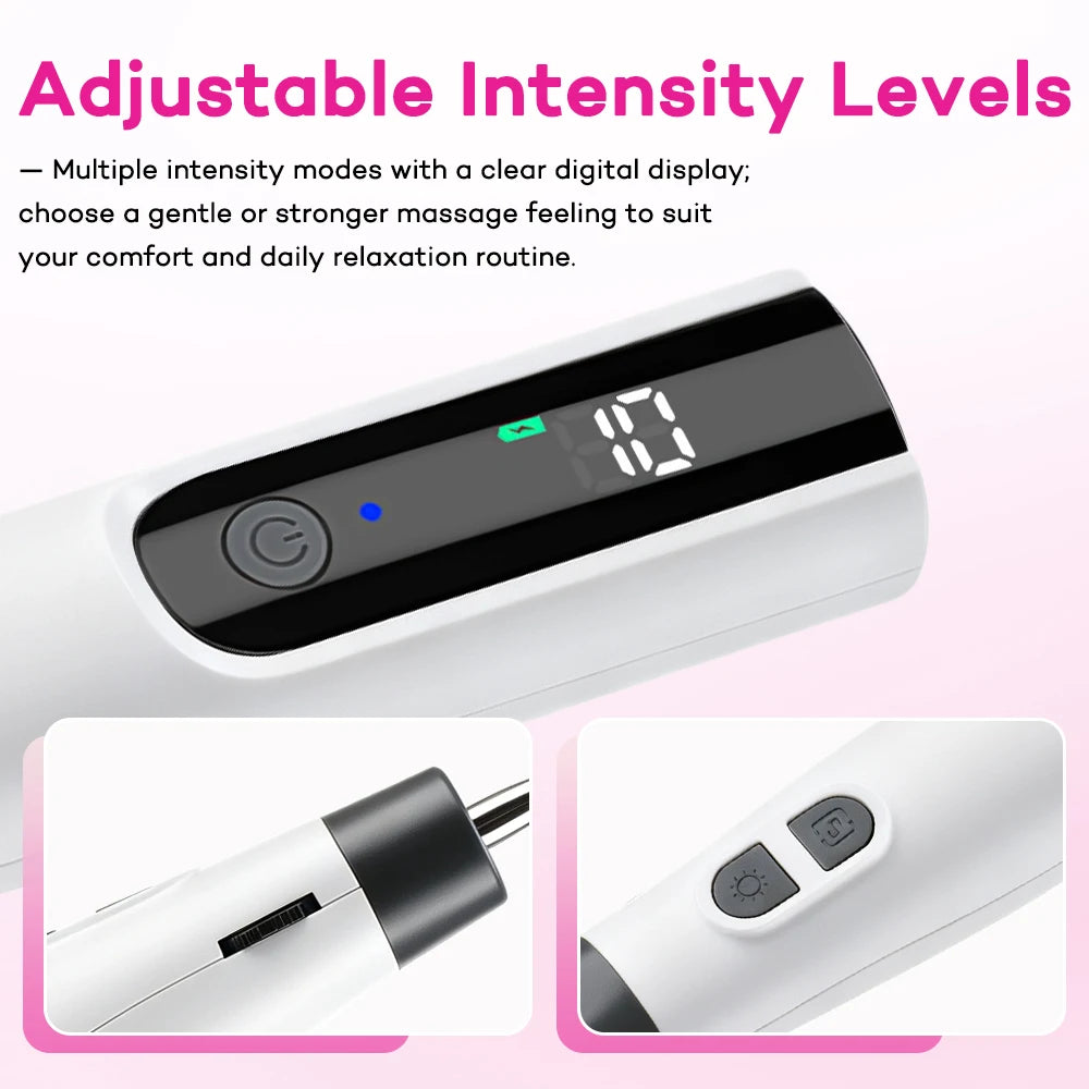 Digital Handheld Precision Massage Pen for Face and Body