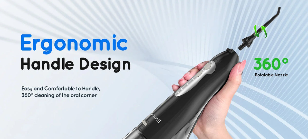 Electric Toothbrush and Oral Irrigator Combo for Teeth Cleaning