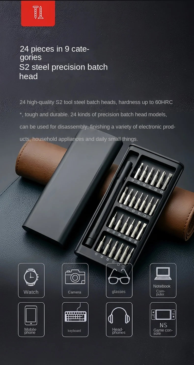 25-in-1 Precision Screwdriver Set for Electronics Repair - 6