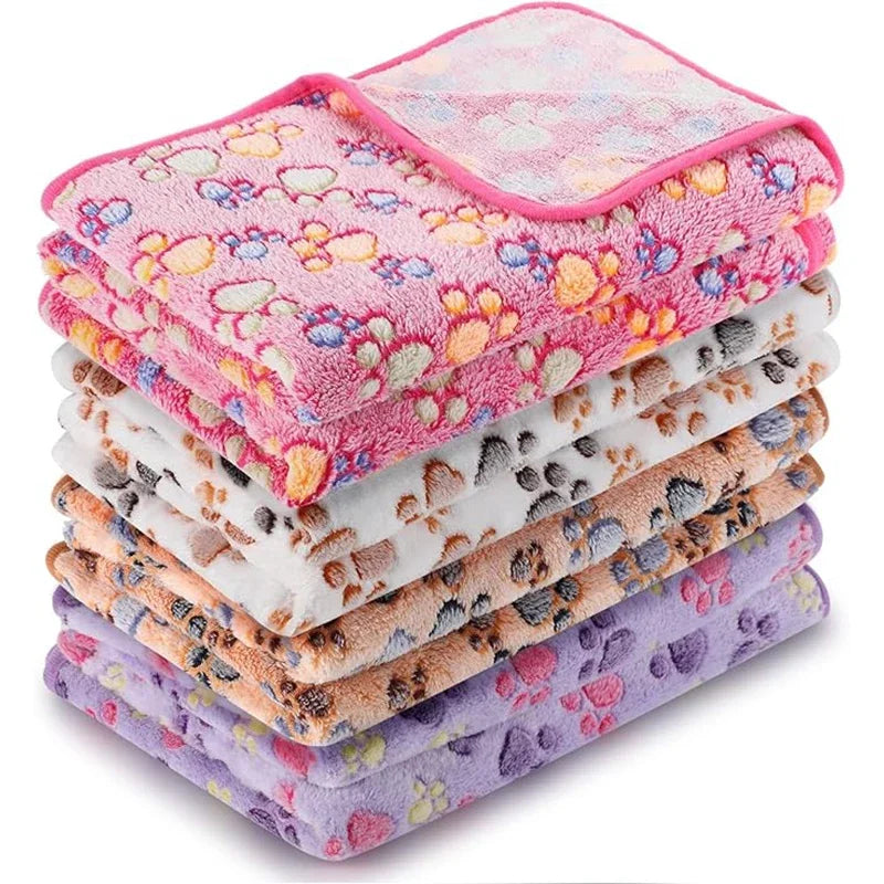 Soft Fluffy Fleece Pet Blanket for Dogs and Cats - 8