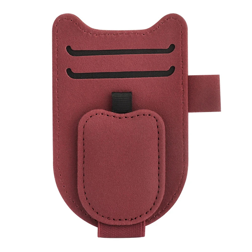 Magnetic Car Sun Visor Sunglasses and Ticket Holder - 7