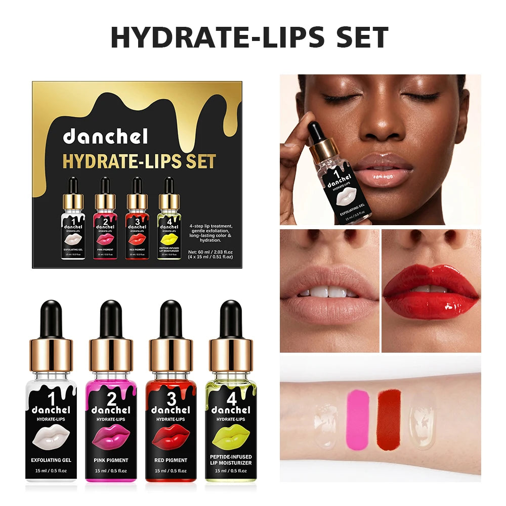 4-Step Complete Lip Care and Hydration Treatment Set - 1